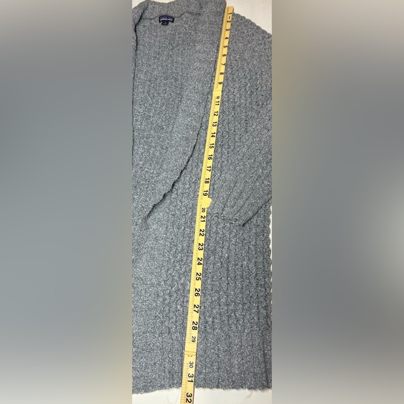 Patagonia Women's Gray Chunky Knit Cardigan Size L - Picture 7 of 7
